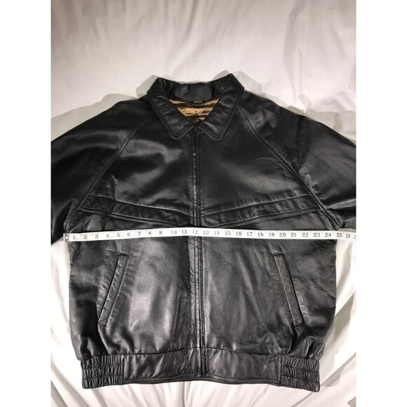 Watershed by William Harry Black Lamb Skin Leather Jacket - Picture 7 of 10